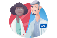 Two Dentists, One with an NHS Badge